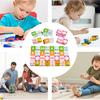 Additionsspiele Wooden Educational Toy for Preschoolers | Time Awareness & Word Recognition Learning Game for Kids Ages 6-8