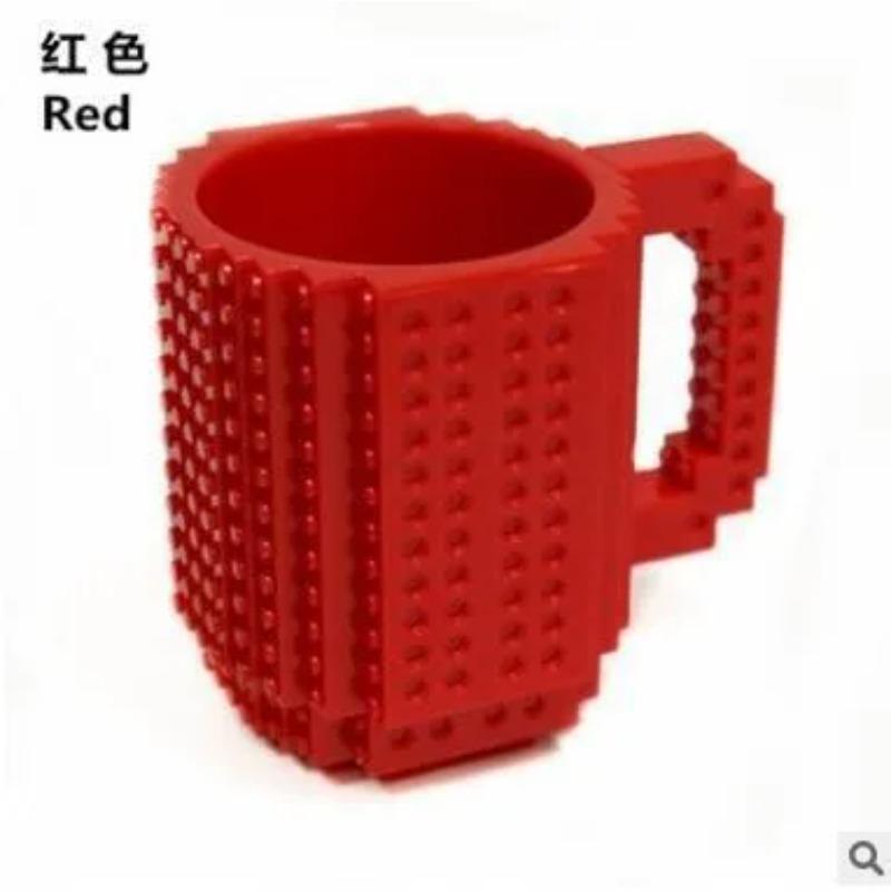 1PC Personalized Creative Building Block Assembly Cup Children's Educational Water Cup Drop-resistant Mug gift
