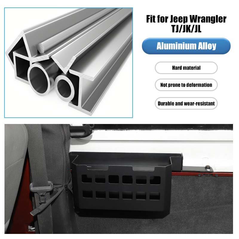 Car Tail Box Multifunctional Storage Box Organizer Metal Container For Jeep  Wrangler TJ JK JL Interior Stowing Tidying Accessories