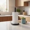 Vertical Paper Towel Stand Space Saving Countertop Paper Towel Holder Kitchen Storage