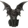 Bat Winged Cat Black Cat Halloween Scene Decoration