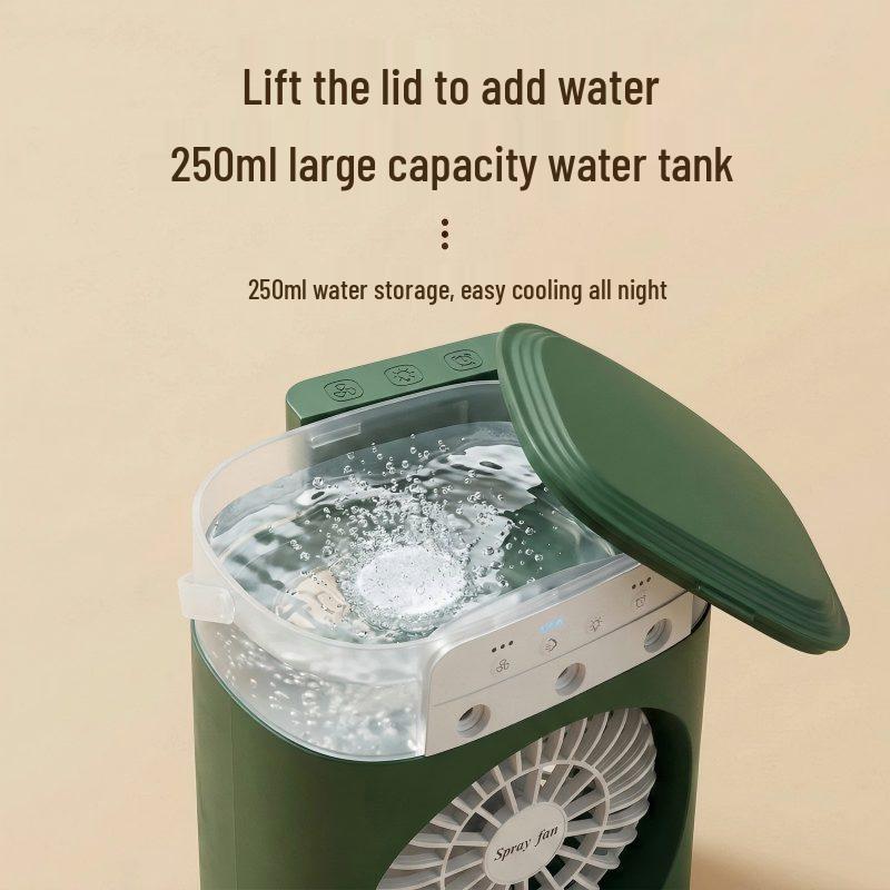 Desktop Silent Aroma Humidifier & Cooling Spray Fan