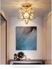 Crystal Ceiling Light for Modern Spaces - Elegant, Simple, Nordic Design for Corridors, Balconies, Entrances, and Bedrooms