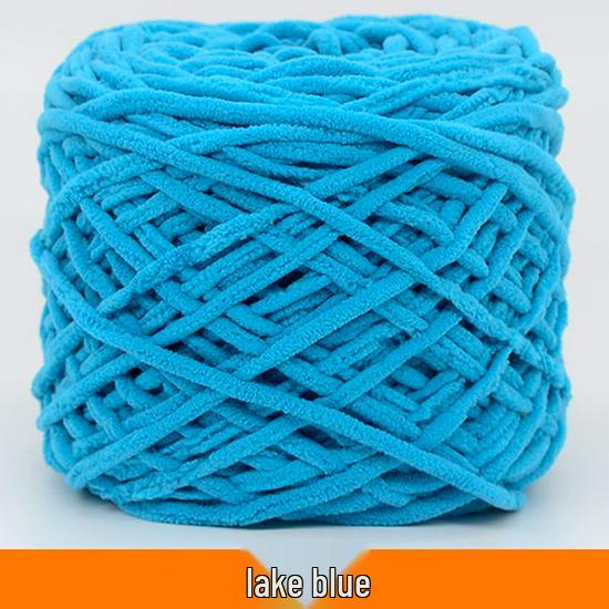 Plush Wool Yarn for Hand-Knitted Crochet Shoes & Slippers
