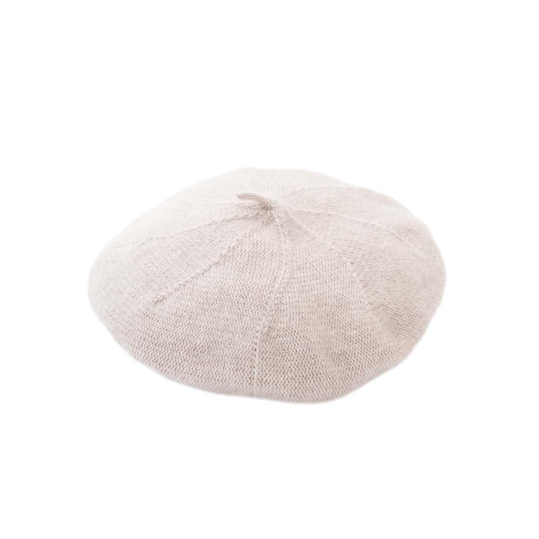 

totti Cashmere Кашемир Фри [matti KNIT] 100% Берет, Бежевый, Шляпа, Женский, Размер, Толстый, mtk07200-169 слоновая кость