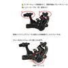 QIRUN ZOOM Aluminum Alloy Bicycle Rear Disc Brakes for Mountain Road MTB Bikes, Mechanical Caliper Disc Brakes, Cycling, Double Brakes, Front and Rear