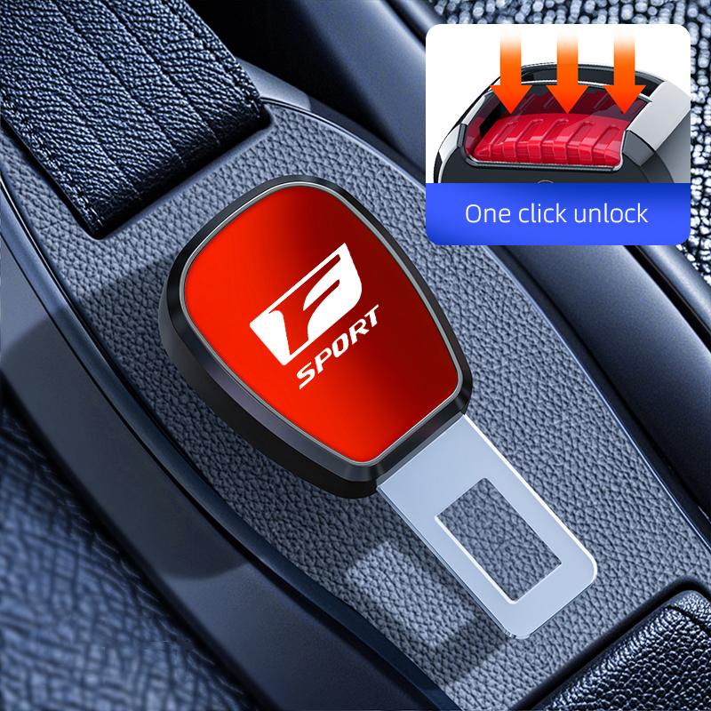 

Car Seat Belt Pad Extended Buckle Plug Buckle Auto Accessories For Lexus F SPORT Plug-in Hybrid ES UX 300e LBX NX RX 350h 450h