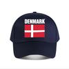 Denmark Flag Graphic Baseball Cap Fashion Outdoor Sports Sunhat Unisex Snapback Cap Womens