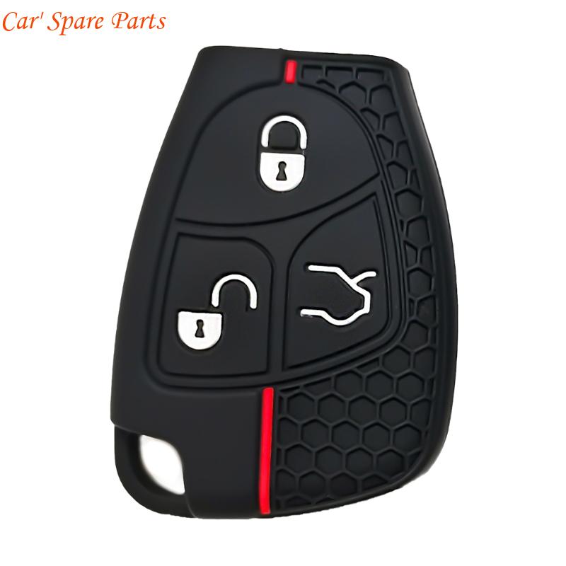 Y4UA Remote Cover Protective Shell Full Case Protector Silicone Car Case for B200 S350 E280