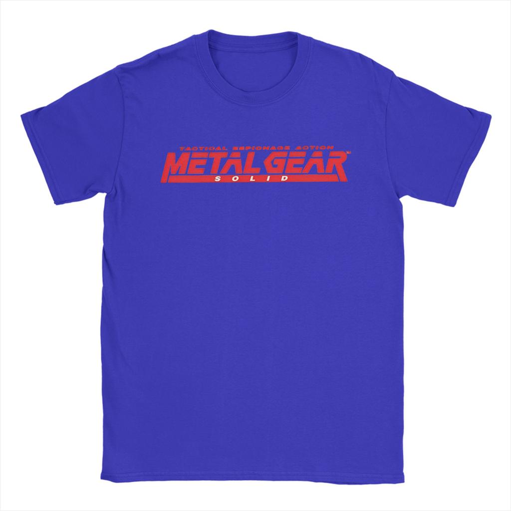 Mens TShirts Metal Gear Solid Game Awesome Pure Cotton Tees Short Sleeve T Shirt Round Neck Clothes Birthday Gift