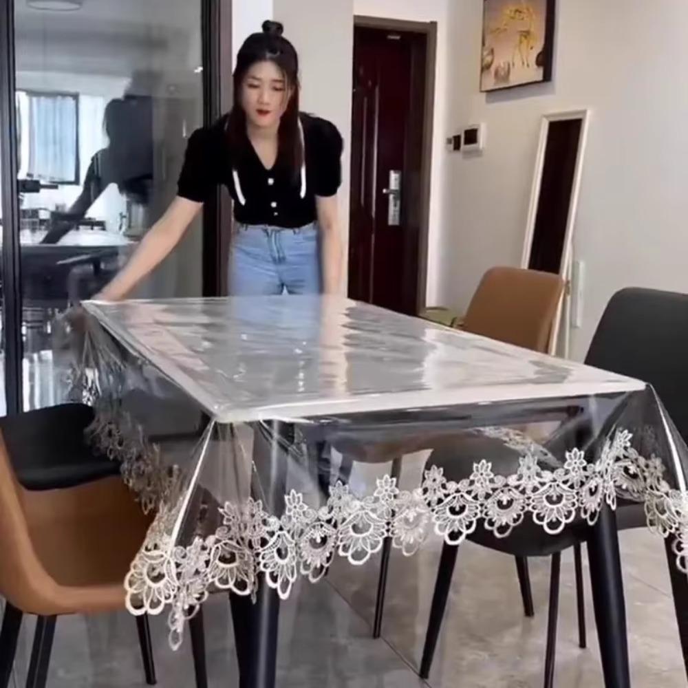European Style Dining Table Cover Waterproof Table Runner Practical Desk Mat  Living Room