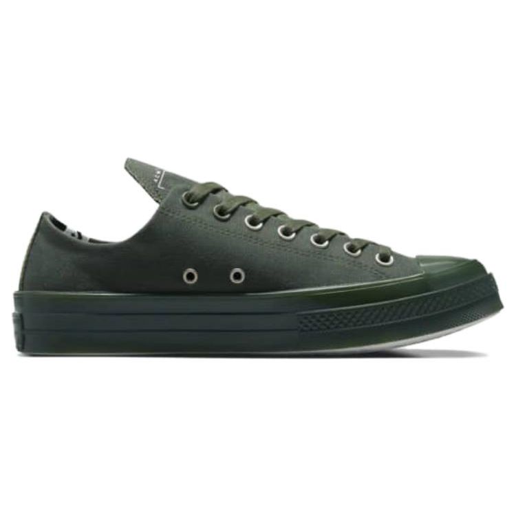 A-Cold-Wall* x Converse Chuck 70 Low Темно-сосново-зелені Унісекс Кросівки Срібляста береза A06688C