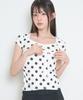 ILLIGO Pattern Point Top Dot White