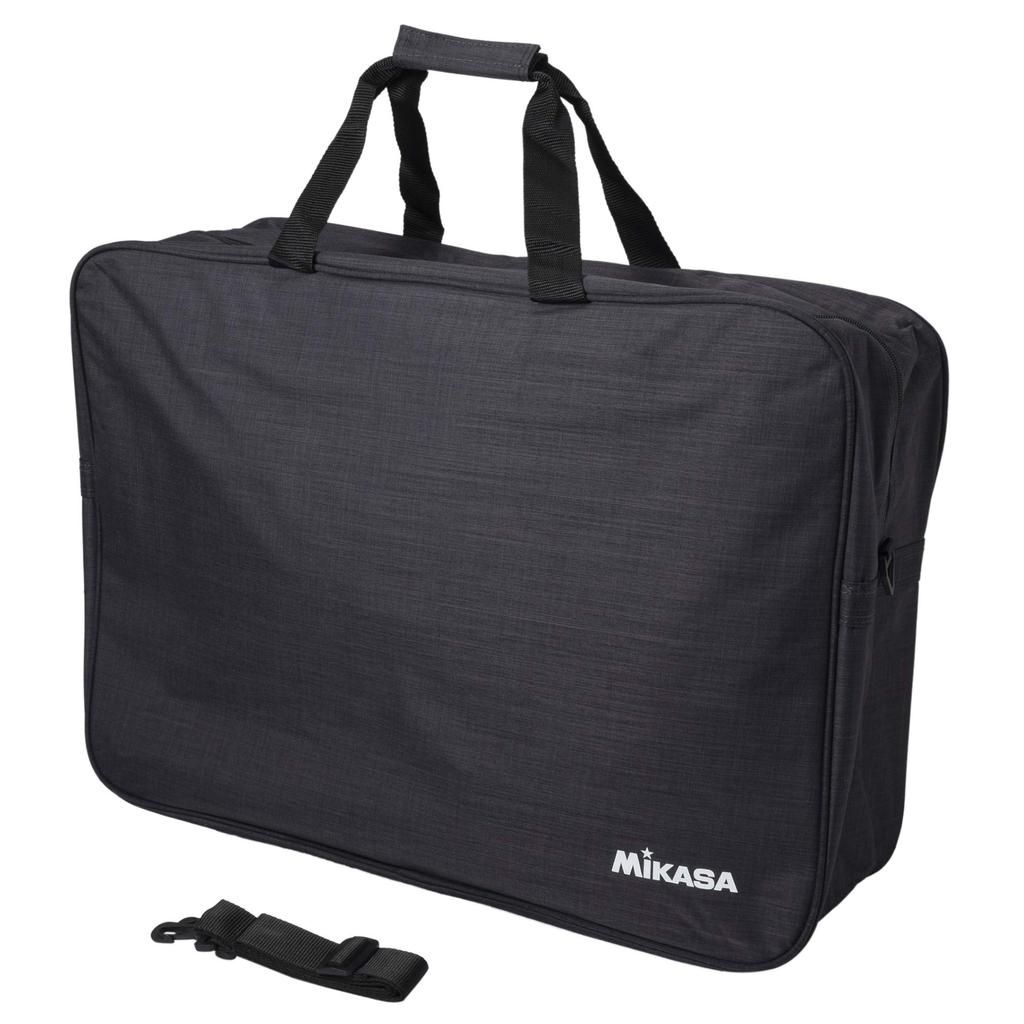 MIKASA Ball Bag, Medium, Volleyball/Soccer, Holds 6 Balls, Black, AC-BGM60-BK