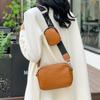 Large Capacity PU Leather Bag Cross Body Shoulder Bag Fashion Bag with Pouch  Girls