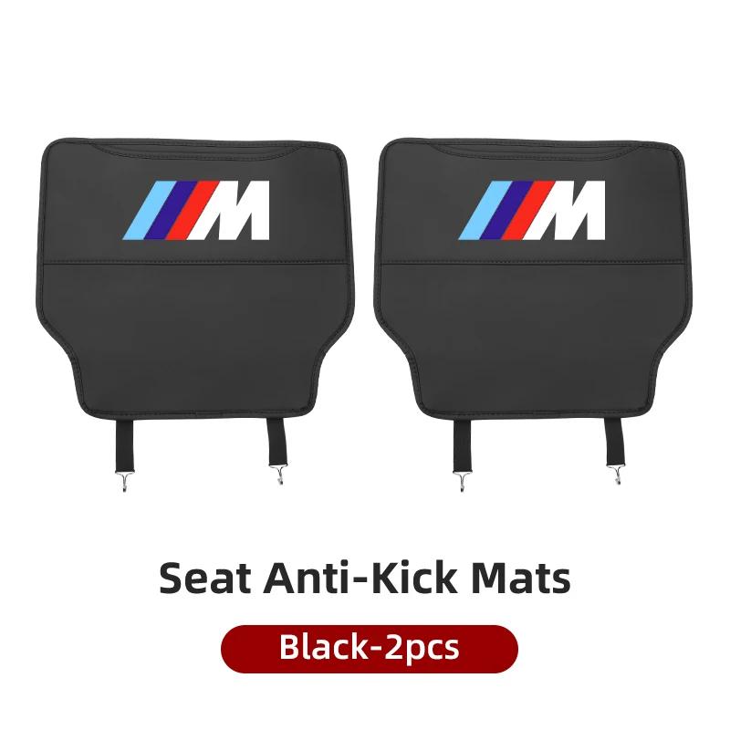 Car Sticker Hot 2025 Car Seat Back Anti Kick Pad Child Anti-Scratch Protective Mat For BMW M Sport M1 M3 M4 M5 M6 E46 E90 E60 F1