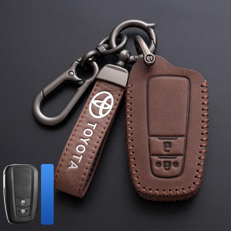 Car Smart Remote Key Case Cover Holder Shell Fob For Toyota Corolla Prius Camry CHR C-HR RAV4 Altis Land Cruiser Prado Keyless