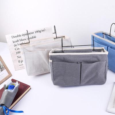 Multifunktionale Nachttisch-Sofa-Aufbewahrungstasche - Unifarbener Organizer für Wohnheim oder Zuhause