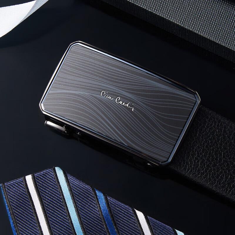 Pierre Cardin Men s Top-Grain Leather Automatic Buckle Belt 105cm