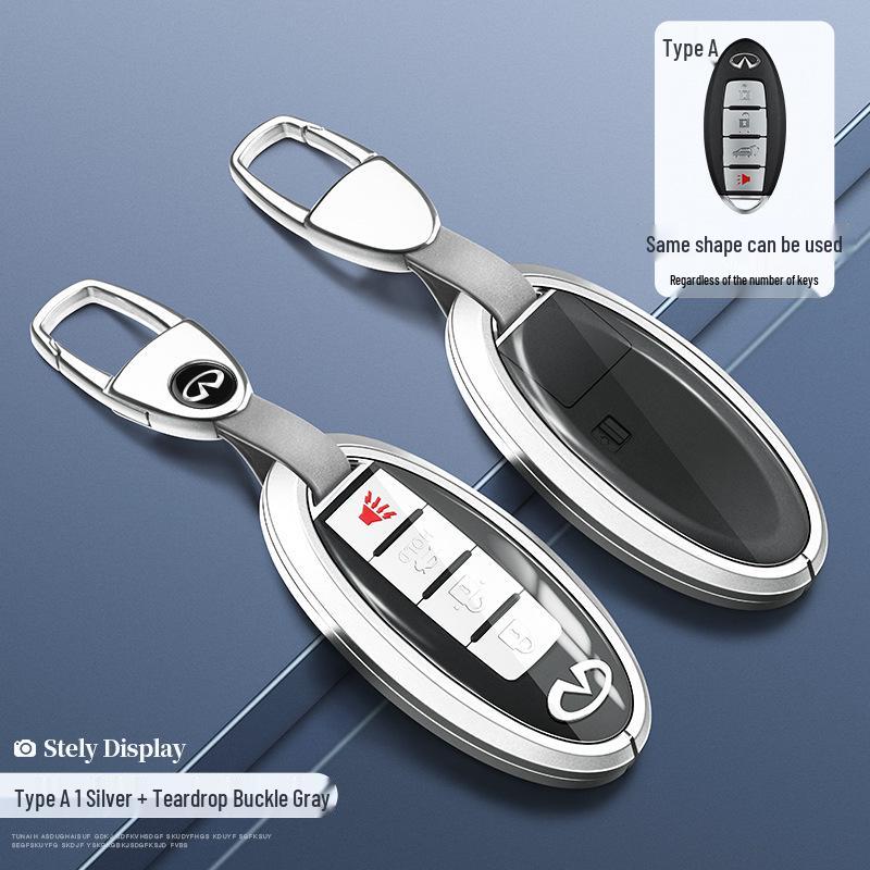 Infiniti Q50L/QX50/Q70L Key Case - Full-Cover Shell for G25/FX35 with Buckle