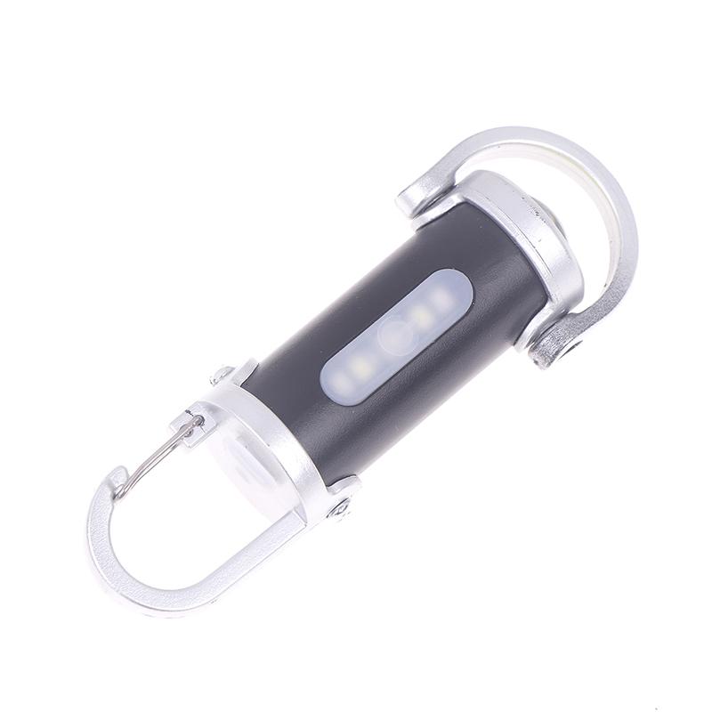 Cob Work Light Type-C Rechargeable Led Flashlight Keychain Hanging Portable Light Keyring Camping Pocket Lamp For Outdoor