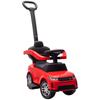 2 In 1 Ride-on for Children 18-36 Months LAND ROVER DISCOVERY with Storage Removable Handle and Guardrail Red