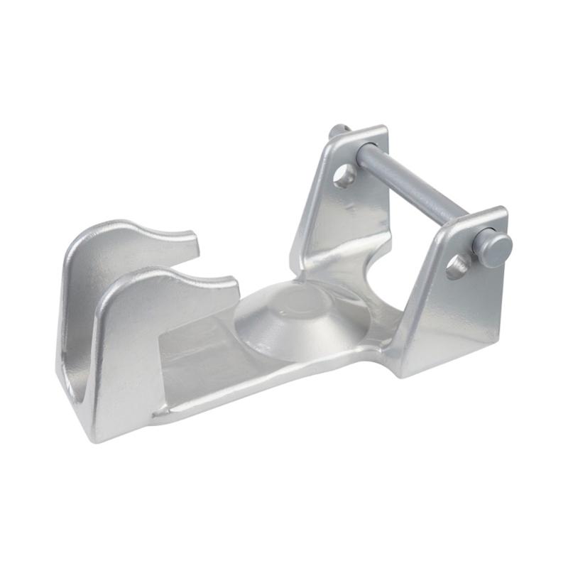 Gooseneck Trailer Coupler Lock Solid Gooseneck Hitch Lock Secure Trailer Coupler User Friendly Designs for Livestock without lock серебряный
