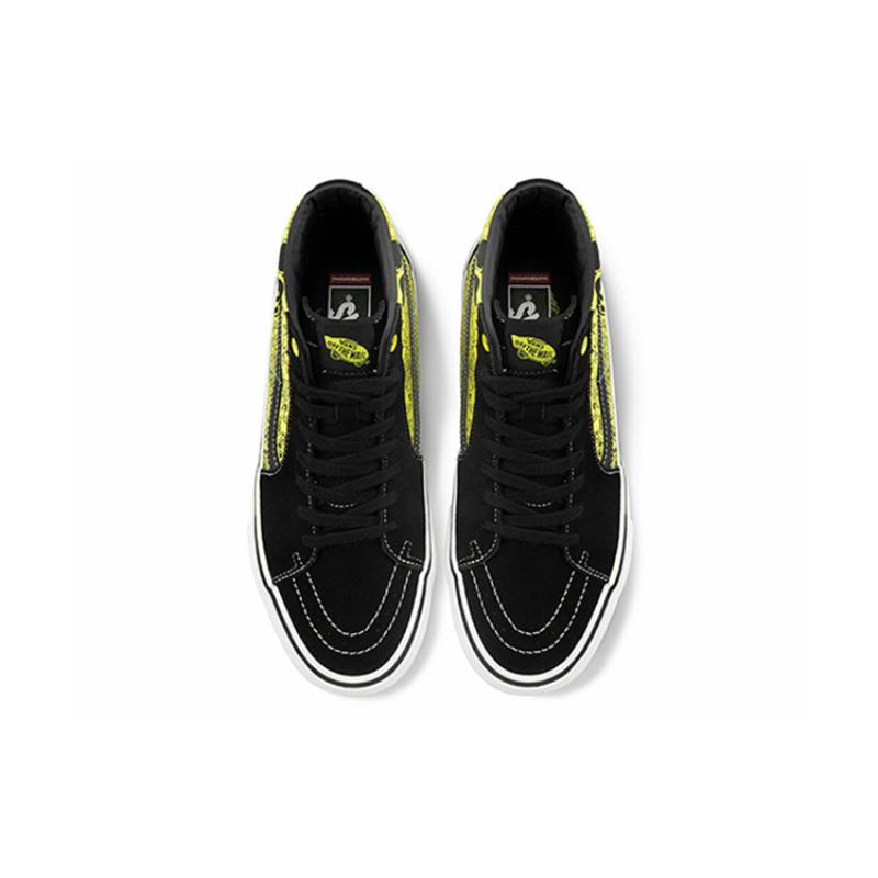 Vans Mike Gigliotti X SpongeBob SquarePants X Vans Skate Sk8 Hi 'Black Yellow' Vans VN0A5FCCZAU