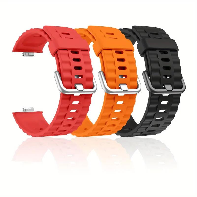 Cinturino in Silicone BUSKOZ Per Huawei watch Fit 4Pro Braccialetto Originale Sostituzione Cinturino Sportivo