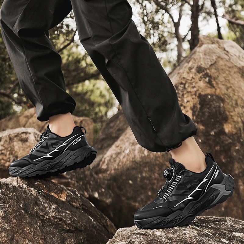 Men Sports Running Shoes Outdoor Walking Soft Casual Sneakers Fashion Designer Leather Sneaker Men's Tennis Masculina Orange