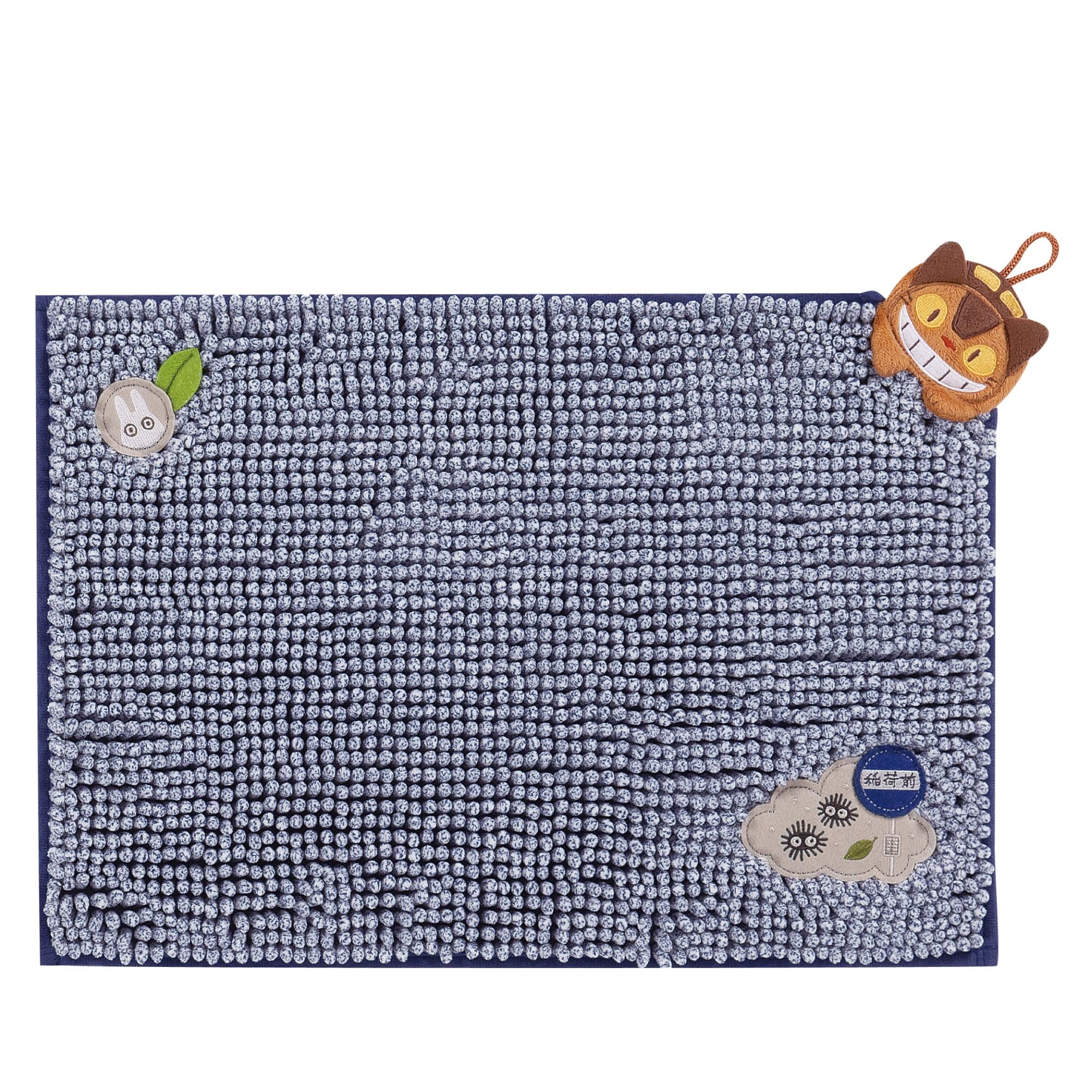 

Senko My Neighbor Totoro Fluffy Cat Bus Bath 35 x 50 Navy 65609 Mat, Approx. cm, Blue, Absorbent, Quick-Drying Microfiber,