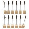 12 Pcs Memo Clip Holders Photo Holders Name Card Holders for Party Restaurants J0MC