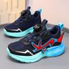 Boys 2025 spring new breathable mesh children's sports shoes medium and large children and girls versatile soft-soled running shoes