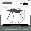 Lightweight All-Aluminum Adjustable Folding Camping Table