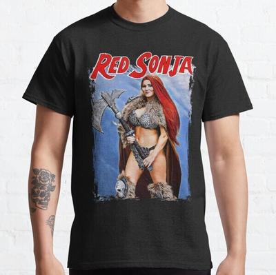 Red Sonja T-Shirts Men's Cotton Tee Shirt All Size S-4XL CO595 Unisex T-Shirt