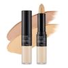 The Face Shop Dual Veil Concealer, 1 Pcs, V201 Apricot Beige