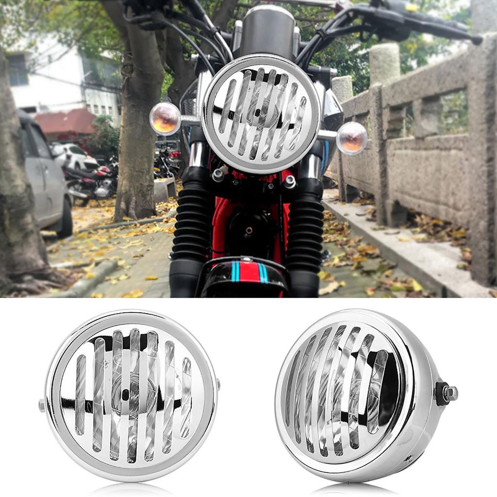 6.3 Inch Vintage Motorcycle Headlight Headlamp Grill for