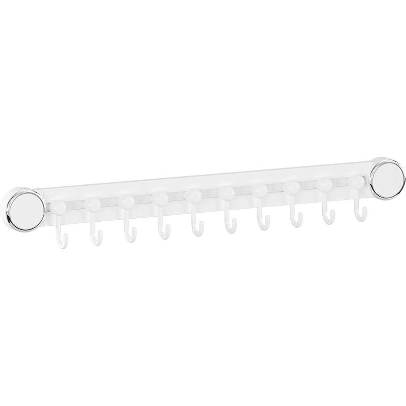 Suction Cup, Kitchen Hook, Non-punching Adhesive Hook, Strong, Not Falling Off, Row Hook, Sliding Spoon, Spatula Storage Wall, Wall Rack