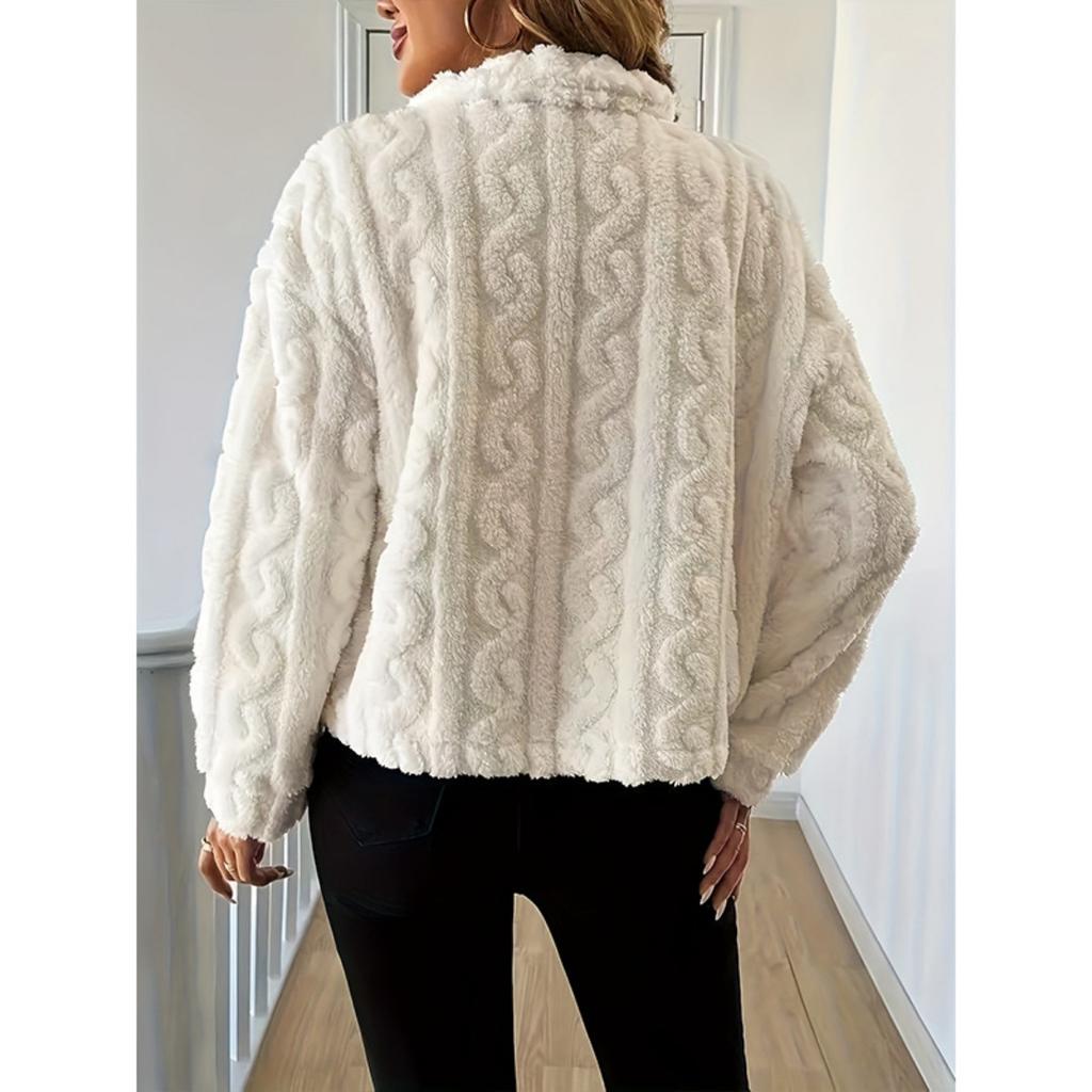 Autumn Winter Trendy Knit Hooded Casual Versatile Outerwear Coat