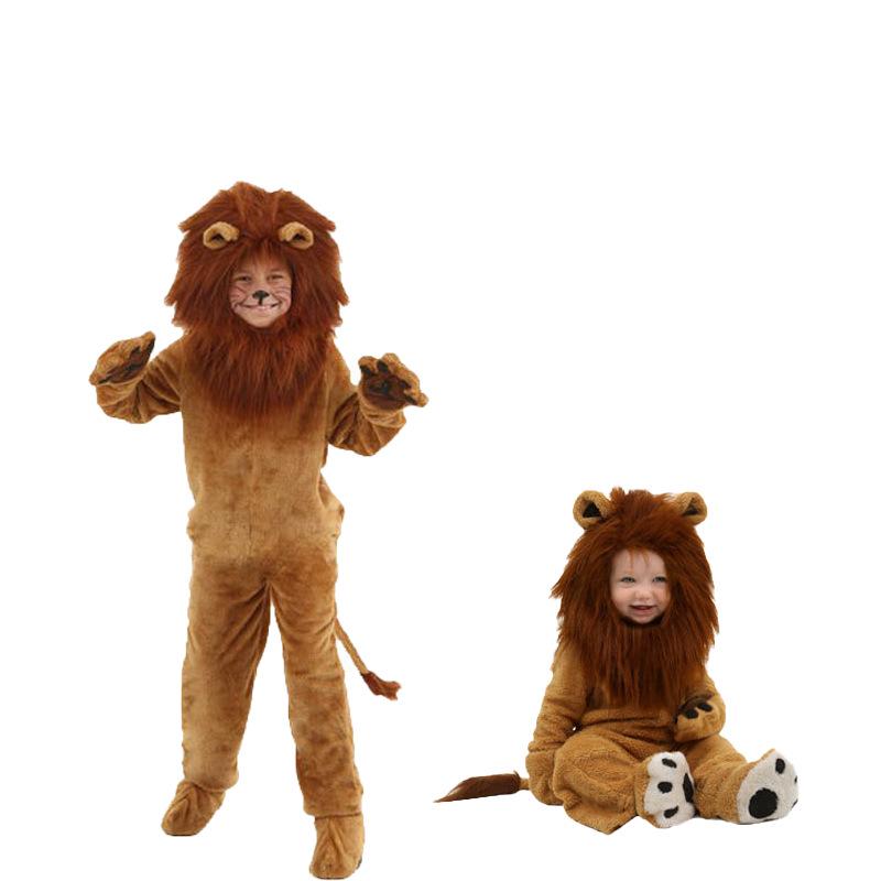 Cartoon Lion Halloween Costume for Adults & Kids - Perfect for Parties & Performances