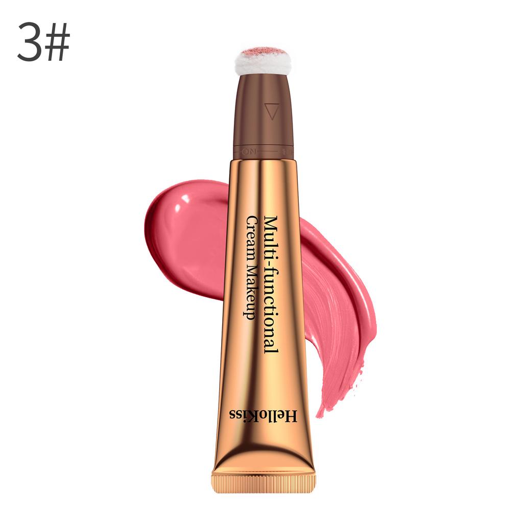 Blush High-gloss Grooming Multi-functional Makeup Pen, Pearlescent Fine Glitter Brightening Facial Grooming Cream