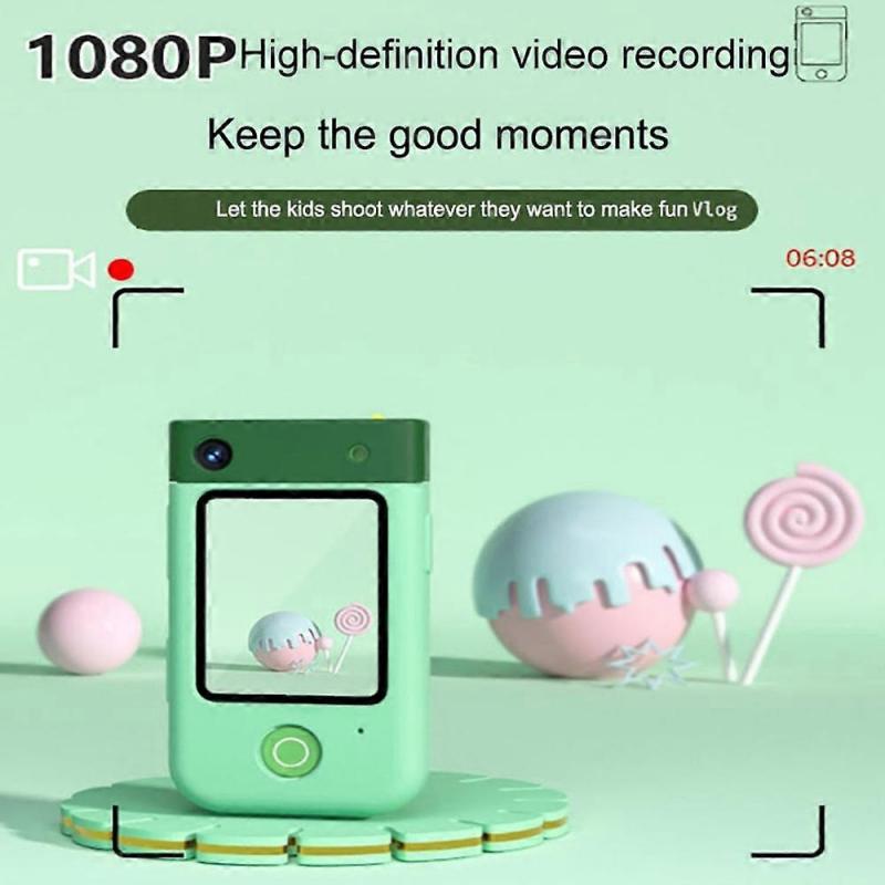 I9 2,8-Zoll-Bildschirm Cartoon Kinderhandy Kamera Spielzeug Puzzle Spiele Foto Video Kamera mit 32 GB Speicher Auto