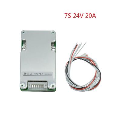 7S 24V 20A Li-ion Battery Protection Board Shield For 7 Series 18650 3.6V/3.7V