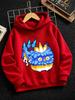 Cute Fruit Box Kids Pullover Hoodie Summer Cute Cartoon Crewneck Age 3-14