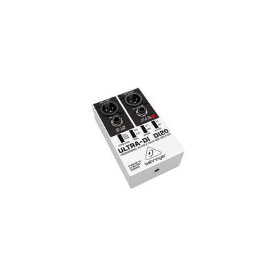 DI-Box 2-Kanal-Splitter Phantomspeisung Betrieb DI20