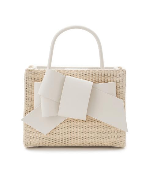 FRAY Ruel Mixed Ribbon Middle Bag FWGB252340 WHT I.D. Women's