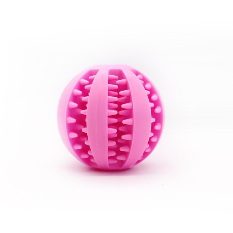 Dog Toy Ball Dog Food-Leaking Toy Rubber Chew Toys Treat-Dispensing Ball Tooth Cleaning Toy Dog Molar Toy Pet Interactive Toy