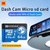 KODAK KD360 High Speed Micro SD Card 32GB/64GB/128GB/256GB for Car Dash Cam & Vehicle Camera, 4K Video Recording