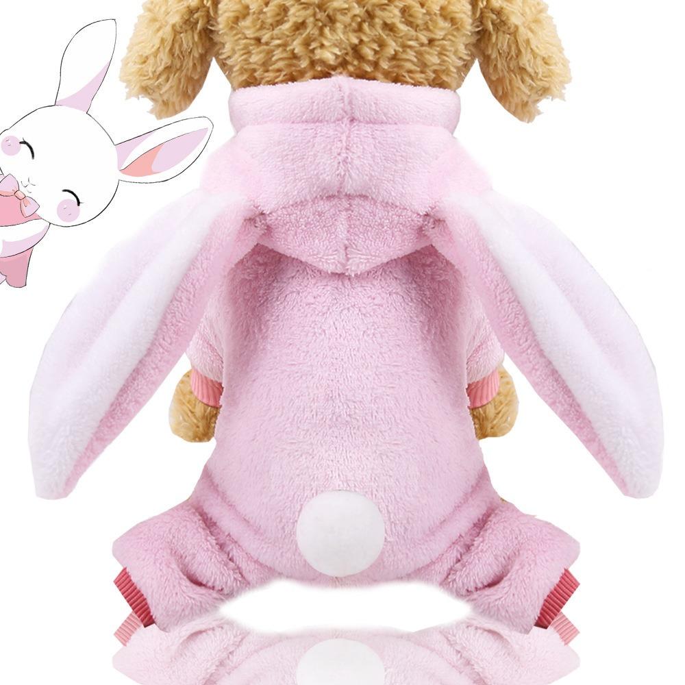 Dog Clothes Cat Pet Clothes Dog Supplies Autumn and Winter New Products Long Ears Rabbit Cat Small Medium Dog Transformation Clothing