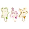 No Drill Hooks for Rental Apartments Cartoon Puzzle Key Hook, Heavy Duty Traceless Plastic Wall Hanger, Hangers Space Saving Self Adhesive